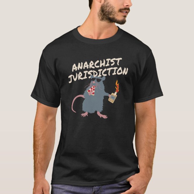 Anarchist Jurisdiktion NYC T-Shirt (Vorderseite)