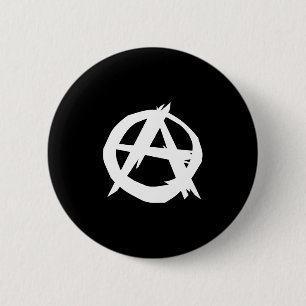 Anarchist, politische Flagge Kolumbiens Button