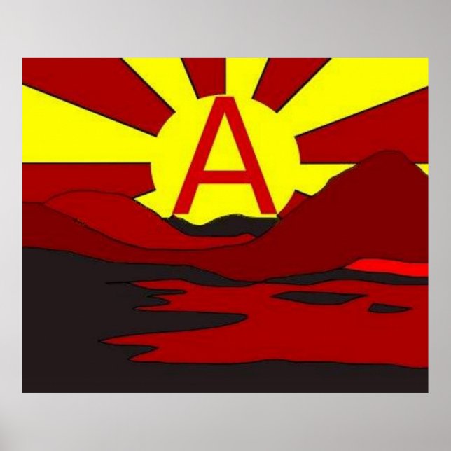 anarchist sunrise poster (Vorne)