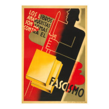 Anarchiste espagnol de la guerre civile / Poster d
