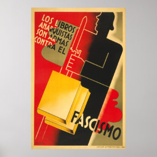 Anarchiste espagnol de la guerre civile / Poster d