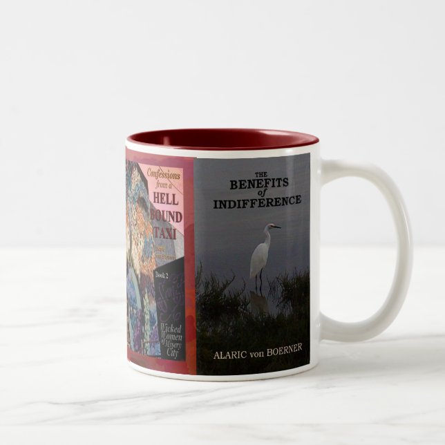 Anarchisten-Bucheinbänd Zweifarbige Tasse (Rechts)