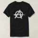 Anarchisten-Geschenk - Anarchie-Vorlagen-Symbol T-Shirt (Design vorne)