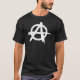 Anarchisten-Geschenk - Anarchie-Vorlagen-Symbol T-Shirt (Vorderseite)
