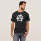 Anarchisten-Geschenk - Anarchie-Vorlagen-Symbol T-Shirt (Vorne ganz)