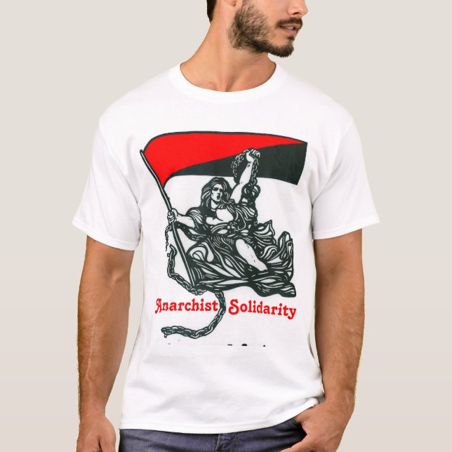 Anarchisten-solidaritäts-T - Shirt (Vorderseite)