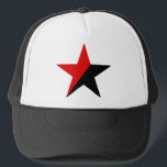 Anarchisten-Stern Truckerkappe<br><div class="desc">Populäres ancom Sternsymbol</div>