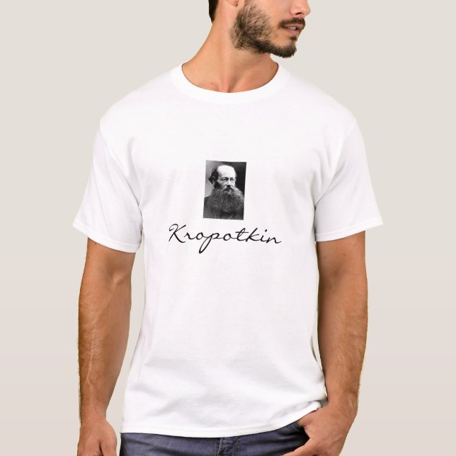 Anarchisten-T - Shirt Peter Kropotkin (Vorderseite)