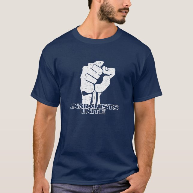 Anarchisten vereinigen T-Shirt (Vorderseite)