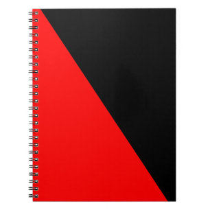 Anarchistenflagge (Anarchismus-Notebook) Notizblock