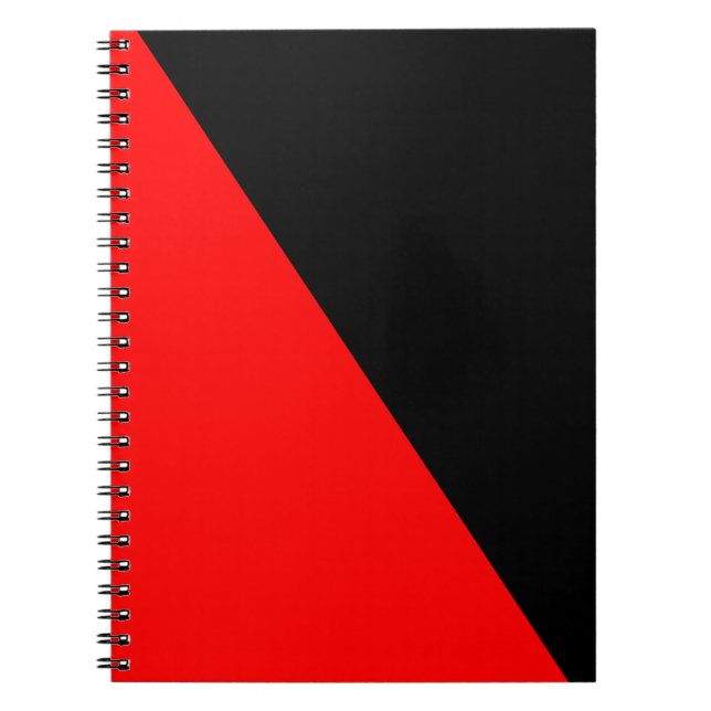 Anarchistenflagge (Anarchismus-Notebook) Notizblock (Vorderseite)
