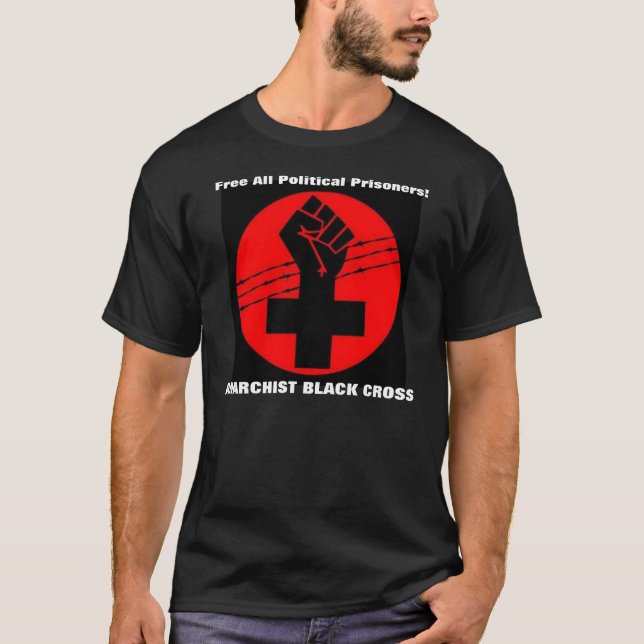 Anarchistenschwarzer QuerT - Shirt (Vorderseite)