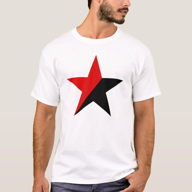 Anarchistenstern Anarchie-Shirt T-Shirt (Vorderseite)