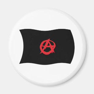 Anarchistische Bewegungsflaggenmagnet Magnet