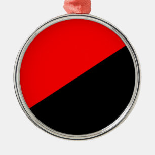 Anarchistische Flagge (Anarchismus) Keramik Orname Ornament Aus Metall