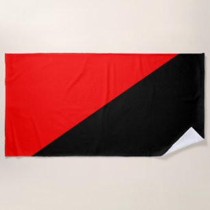 Anarchistische Flagge (Anarchismus) Strandtuch