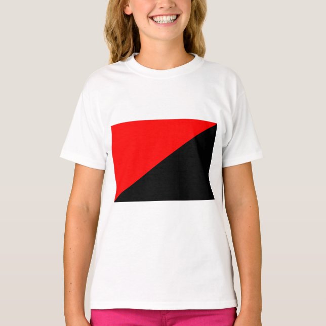 Anarchistische Flagge (Anarchismus) T-Shirt (Vorderseite)