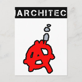 Anarchitecte - Jeux de Mots - Francois Ville Postkarte