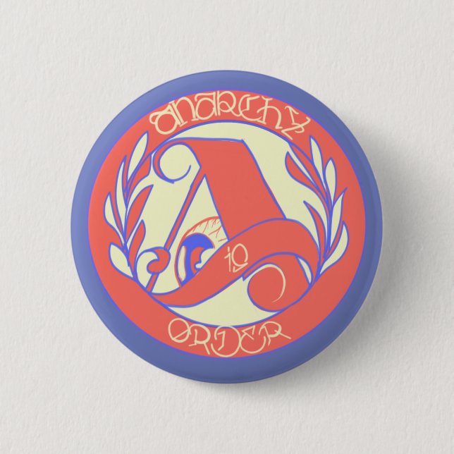 anarcho-amerikanisch button (Vorderseite)