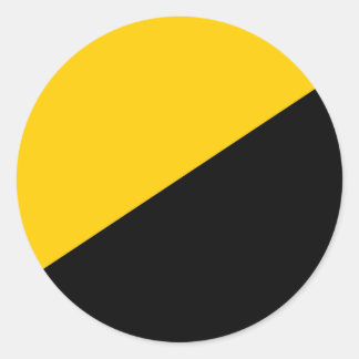Anarcho Kapitalismus-Aufkleber Runder Aufkleber