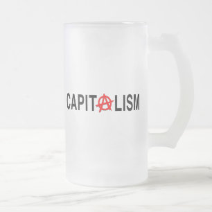 Anarcho Kapitalismus Mattglas Bierglas