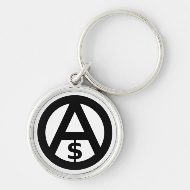Anarcho Kapitalismus-Schlüsselanhänger Schlüsselanhänger (Vorne)