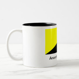 Anarcho- Kapitalismus Zweifarbige Tasse