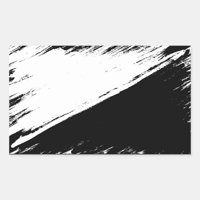 Anarcho-Pazifismus-Flag-Aufkleber Rechteckiger Aufkleber (Vorderseite)
