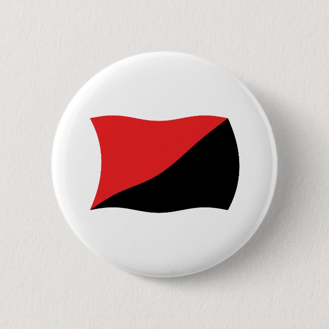 Anarcho-Syndikalismus-Flag-Taste Button (Vorderseite)