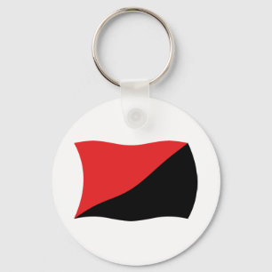Anarcho-Syndikalismus Flagge Schlüsselanhänger