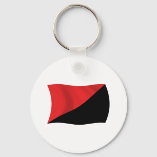 Anarcho-Syndikalismus Flagge Schlüsselanhänger