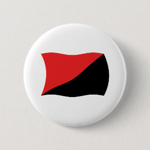 Anarcho-Syndikalismus-Flaggen-Button Button