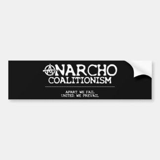 #AnarchoCoalitionism Autoaufkleber