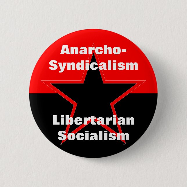 Anarchosyndikalismus liberalistischer button (Vorderseite)