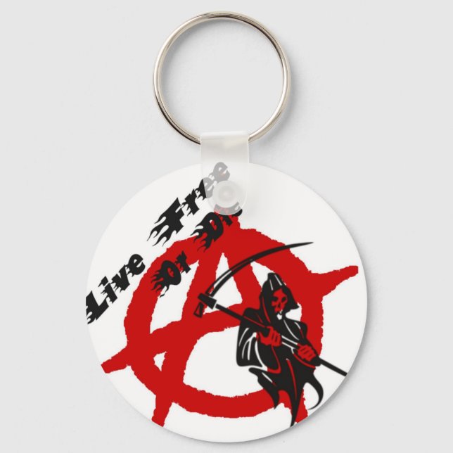 Anarchy Grim Sensenmann Schlüsselanhänger (Vorderseite)