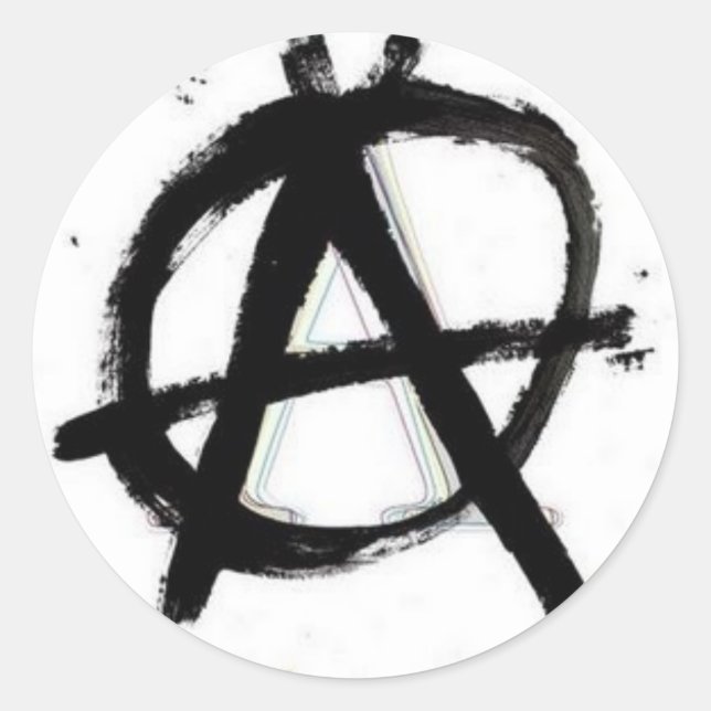 Anarchy Sticker (Vorderseite)