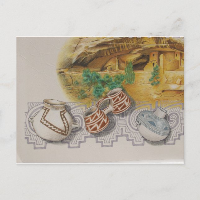 Anasazi Pottery Postkarte (Vorderseite)