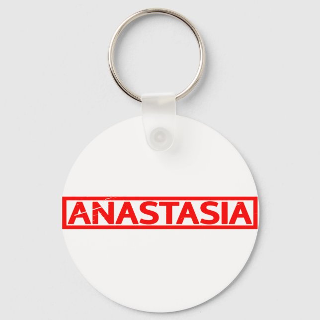 Anastasia-Briefmarke Schlüsselanhänger (Vorderseite)