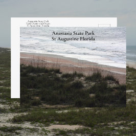 Anastasia Staat Park St Augustine Postkarte