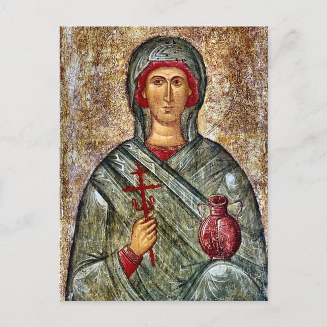 Anastasie des orthodoxen Sirmium-Christlichen Symb Postkarte (Vorderseite)