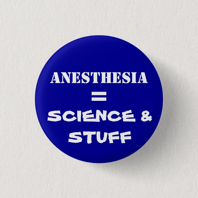 ANÄSTHESIE BUTTON (Vorderseite)