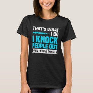 Anästhesie CRNA Anästhesiepflegekraft & Anästhesio T-Shirt