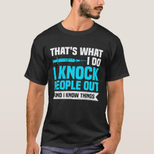 Anästhesie CRNA Krankenpfleger Anästhesist & Anäst T-Shirt