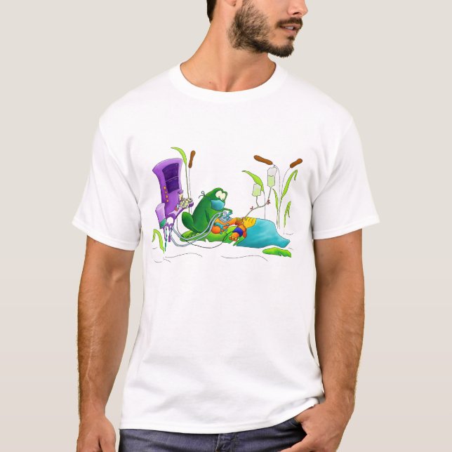 Anästhesie-Frosch T-Shirt (Vorderseite)