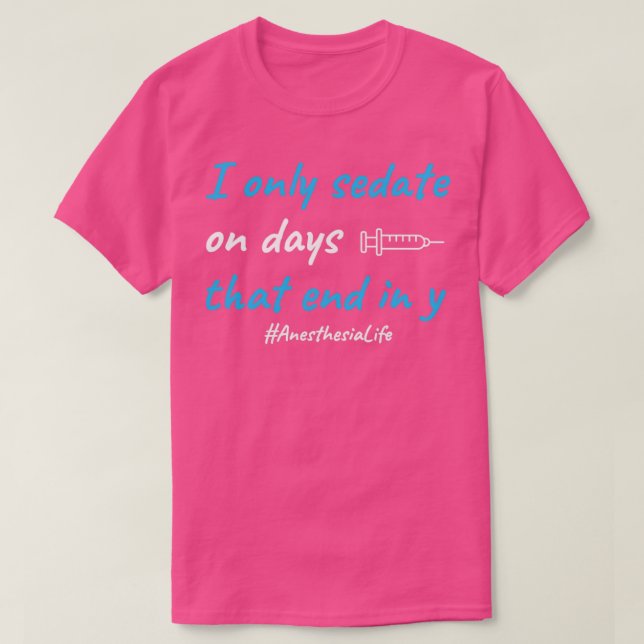 Anästhesie Nurse CRNA Funny Anästhesiologin Anest T-Shirt (Design vorne)