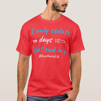 Anästhesie Nurse CRNA Funny Anästhesiologin Anest T-Shirt