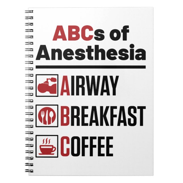Anästhesiologe Anästhesiologie Doktor Nurse Funny Notizblock (Vorderseite)