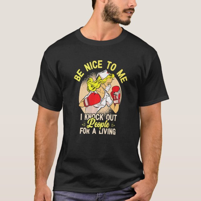 Anästhesiologe Anästhesiologie Pflege Anästhesie T-Shirt (Vorderseite)