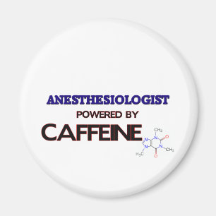 Anästhesiologe angetrieben durch Koffein Magnet