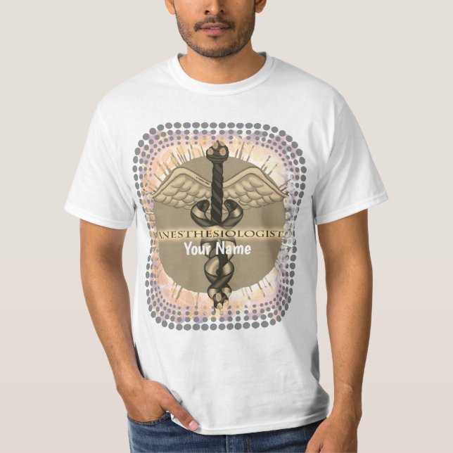 Anästhesiologe Caduceus T - Shirt (Vorderseite)